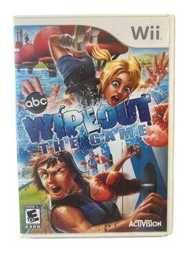 Wii - ABC Wipeout the Game Activision w/ Manual Rated E